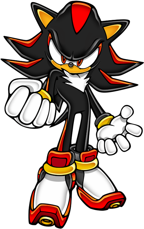 Shadow The Hedgehog Png Clipart (500x760), Png Download