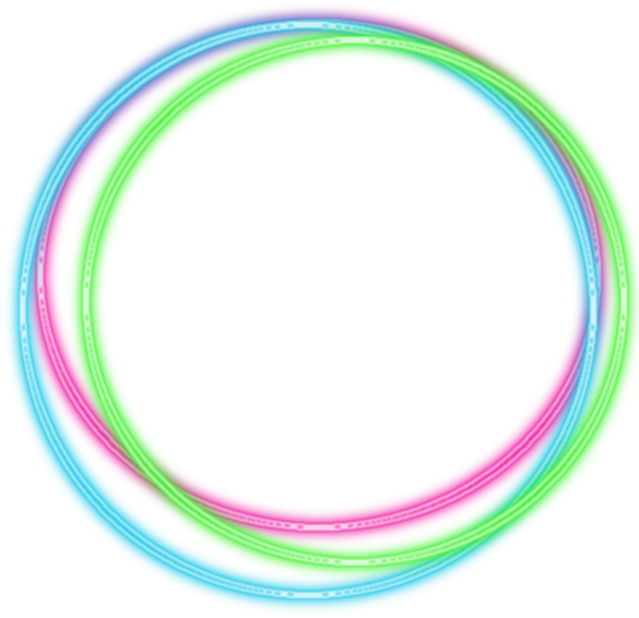 Neon Circle Png Clipart (600x800), Png Download