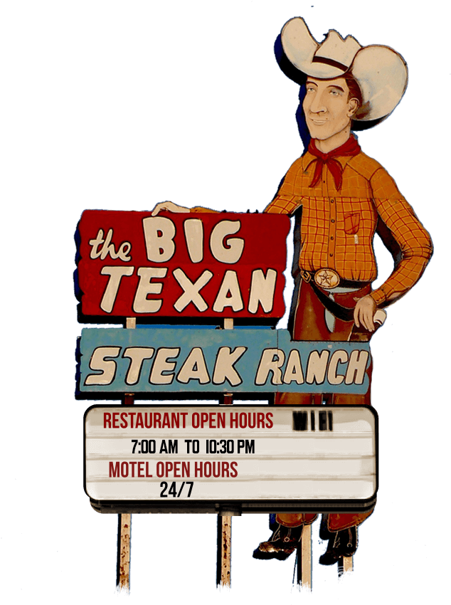 Header-cowboy - The Big Texan Steak Ranch Clipart (666x893), Png Download