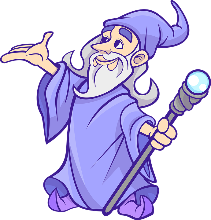 Wizard Png Free Download - Wizard Clipart Png Transparent Png (690x720), Png Download