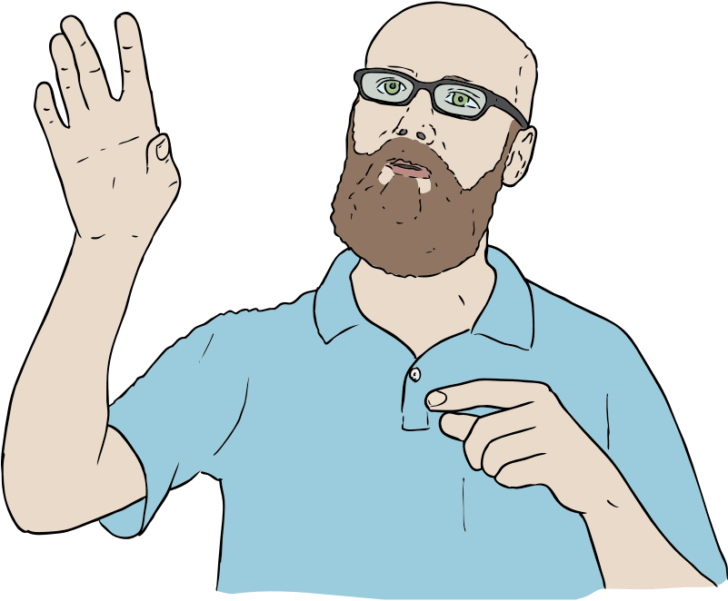 Cartoon People Talking Clip Art - Man Talking Clipart - Png Download (800x800), Png Download