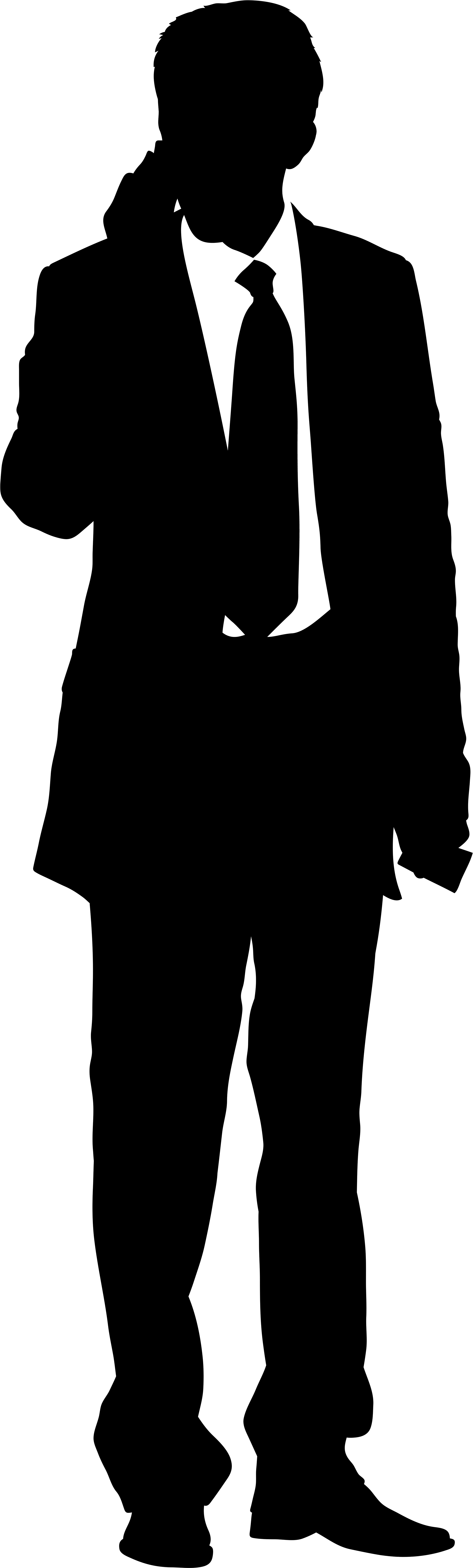 Free Png Businessman Silhouette Png - Business Silhouettes Clipart (480x1532), Png Download