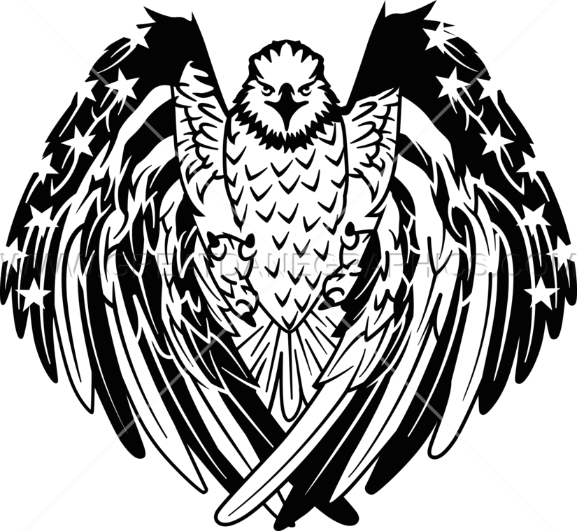 825 X 759 6 - Black And White Eagle Drawings Clipart (825x759), Png Download