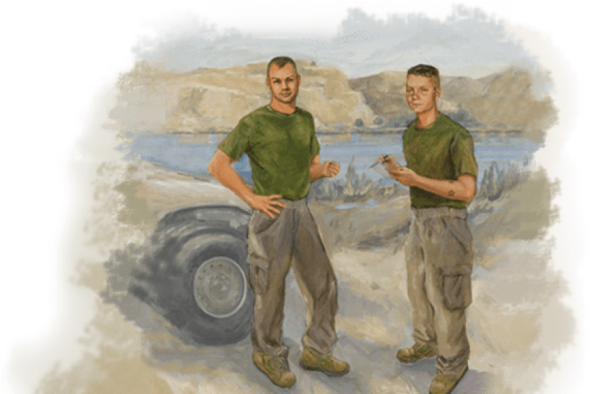 Free Png Download Memorial Day Png Images Background - Soldier Clipart (850x566), Png Download