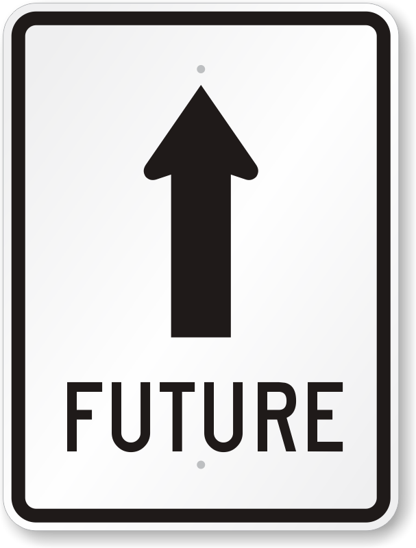 Bright Future Ahead Road Sign - Traffic Sign Clipart (607x800), Png Download