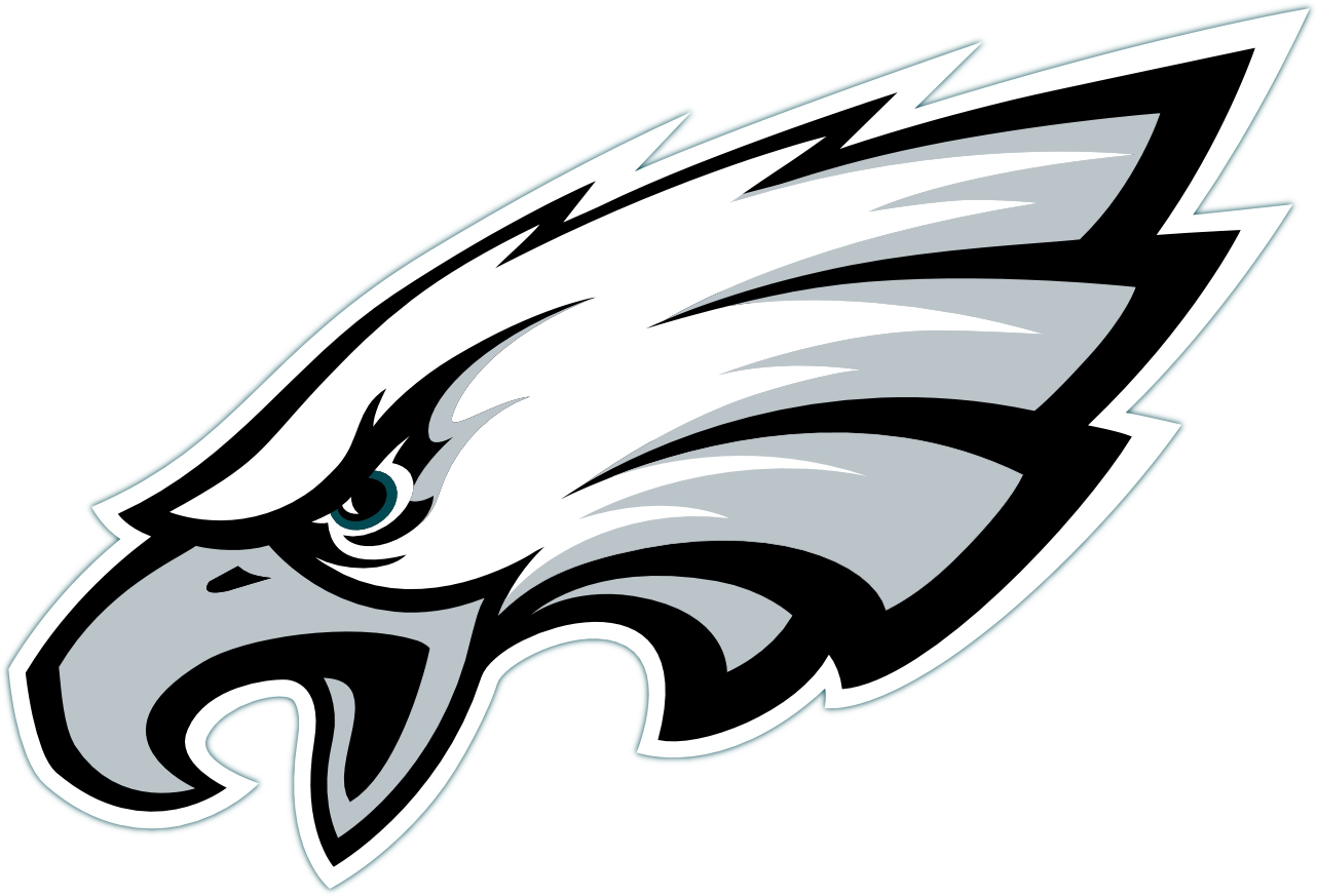 Eagle 2 Philadelphia S Logo Clip Art Clipart Of - Philadelphia Eagles Clipart Logo - Png Download (1282x873), Png Download