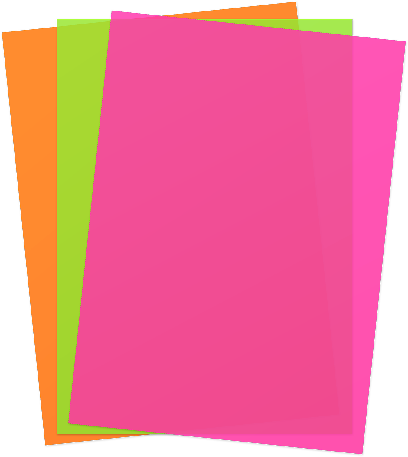 Flex Soft A Foil Neon A3 - Neon Foil Clipart (1600x1600), Png Download