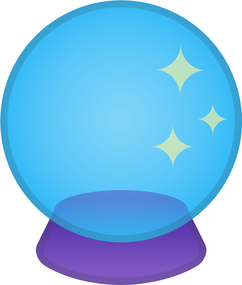 Crystal Ball Icon - Crystal Ball Icon Png Clipart (1024x1024), Png Download