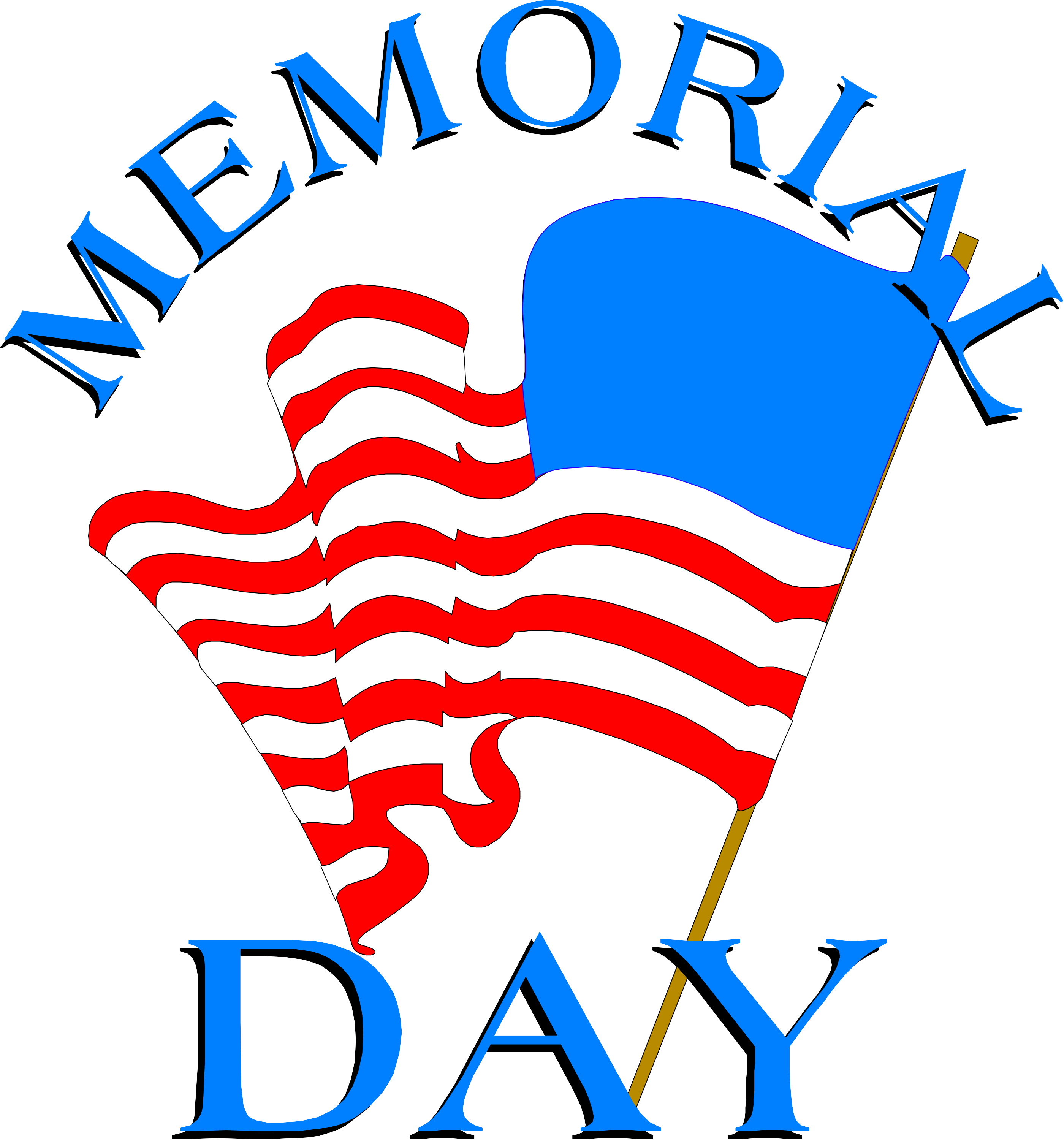 Memorial Day Clip Art - Png Download (2800x3000), Png Download
