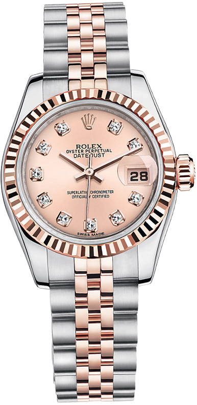Pink Daytona Datejust Watch Rolex Watches Submariner - Ladies Rolex Watches Singapore Clipart (800x800), Png Download