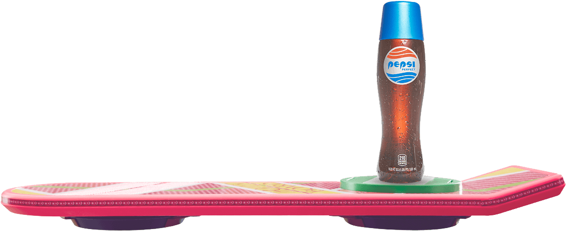 Pepsi Listened To Back To The Future Fans And On November - Back To The Future Hoverboard Side Clipart (1181x504), Png Download