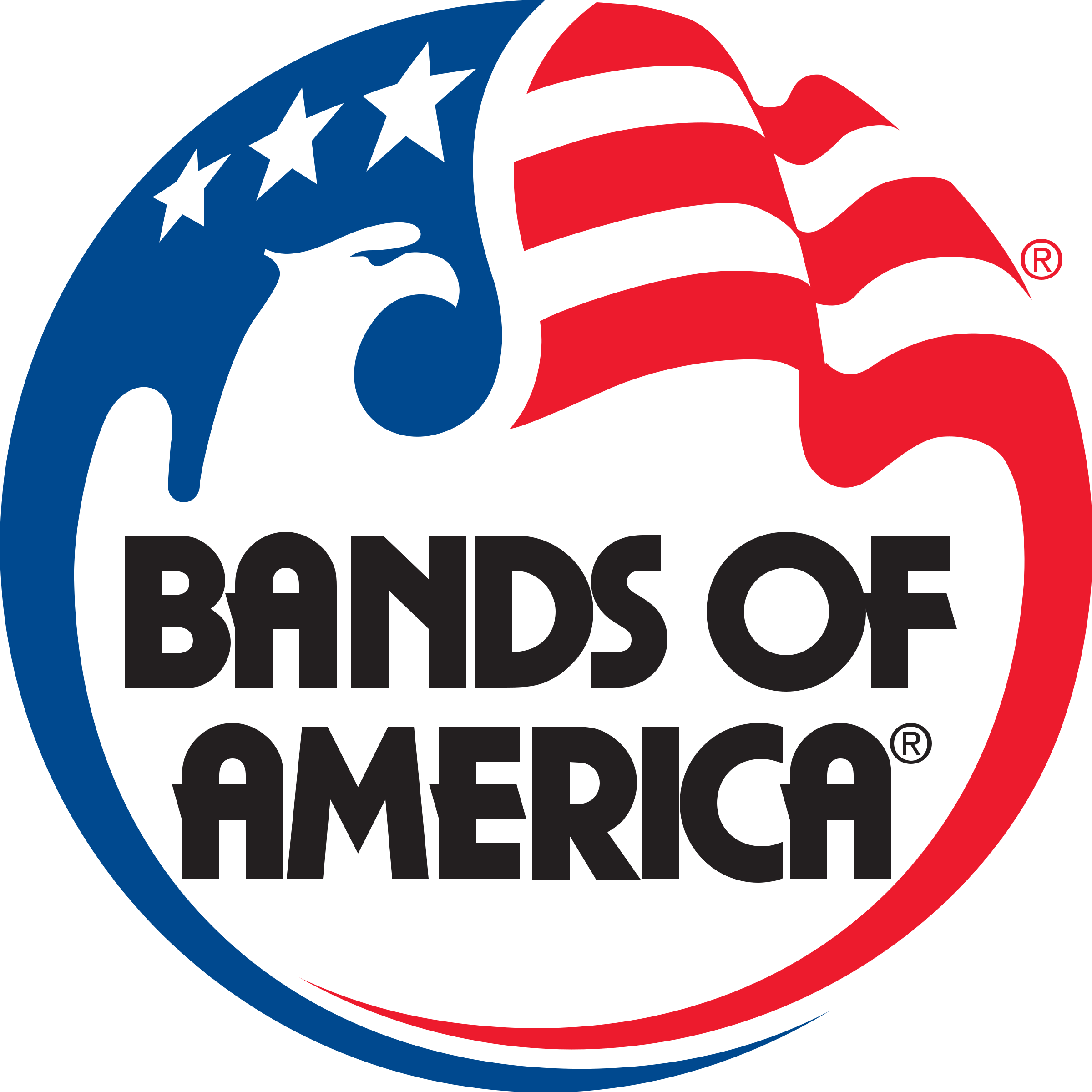 Bands Of America Logo Png Transparent - Bands Of America Grand Nationals 2018 Clipart (2400x2400), Png Download