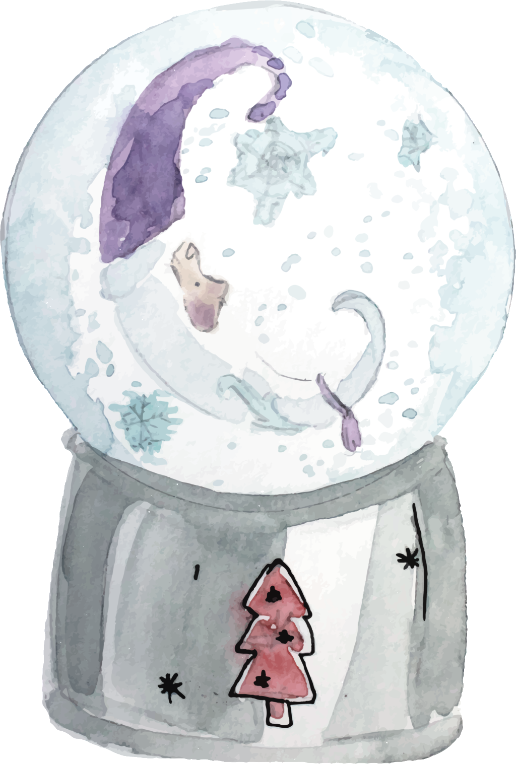 Moon Crystal Ball Png Transparent - Illustration Clipart (1024x1517), Png Download