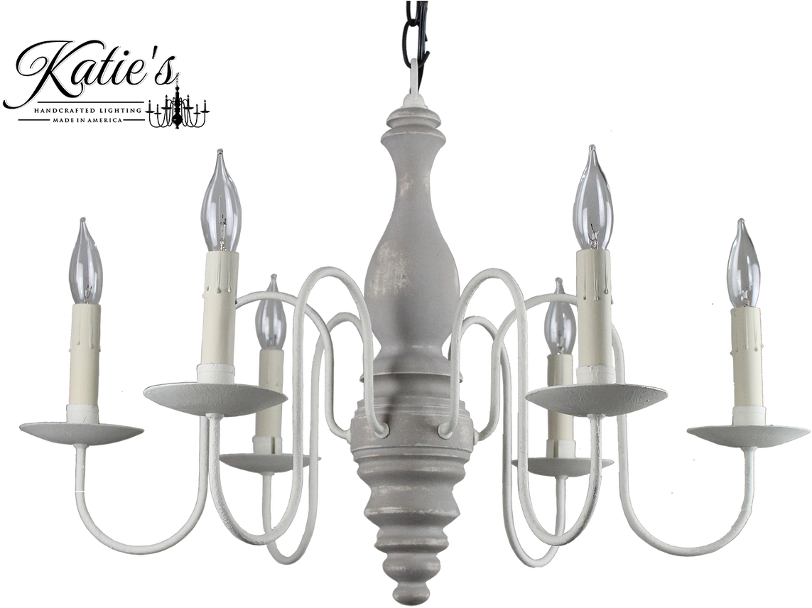 Katie's Handcrafted Lighting Anderson House Wood Chandelier - Chandelier Clipart (1280x917), Png Download