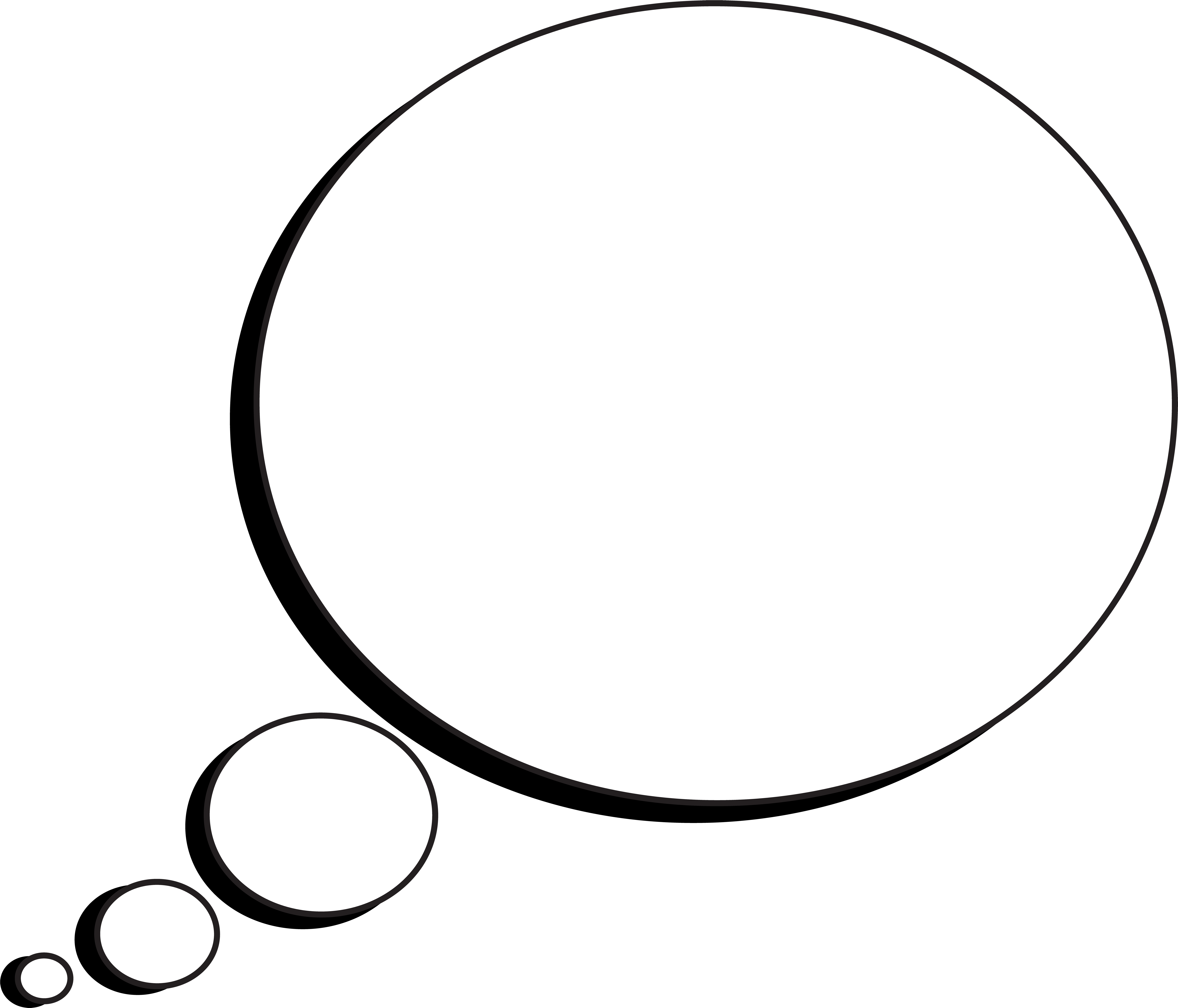 Comics Bubble Speech Transparent Png Clip Art Image (8000x6845), Png Download