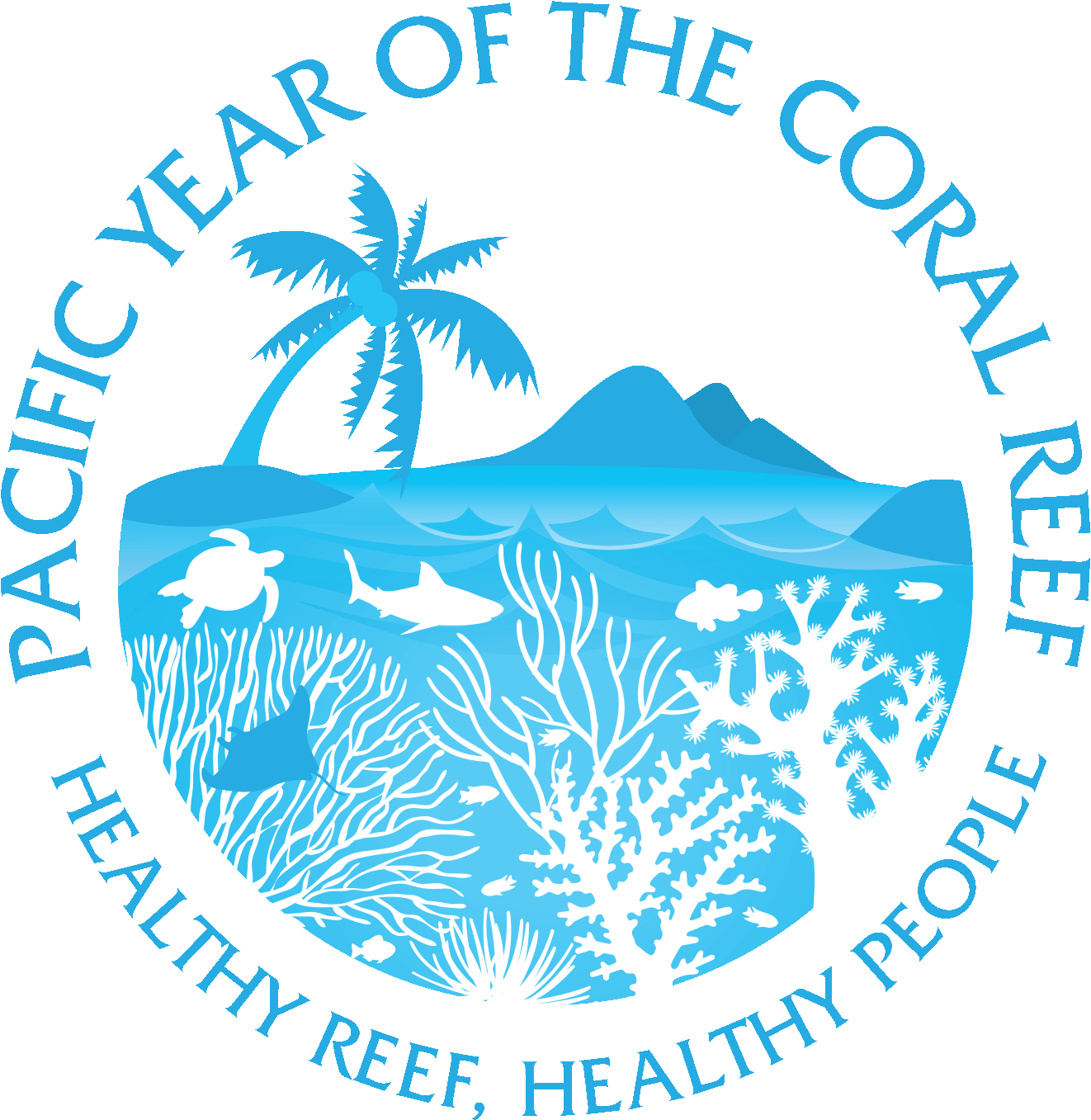 Pyocr Logo Link, Pyocr Simple Trans 0 - International Year Of The Reef Poster Clipart (1595x1595), Png Download