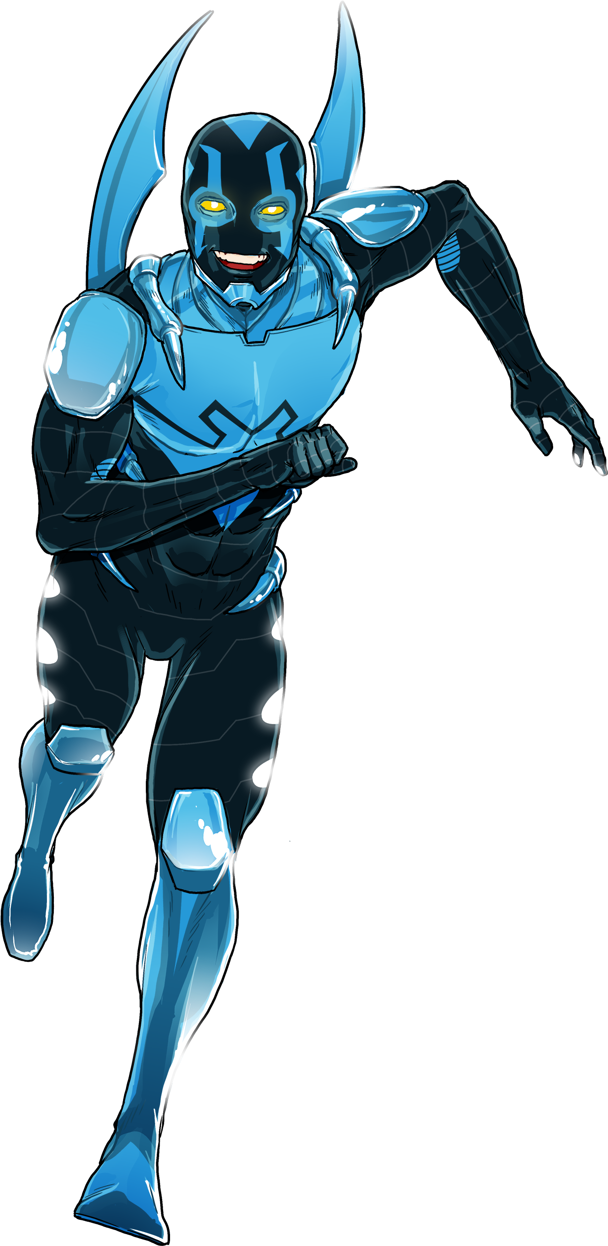 Blue Beetle Png - Blue Beetle Jaime Reyes Facts Clipart (2160x2880), Png Download