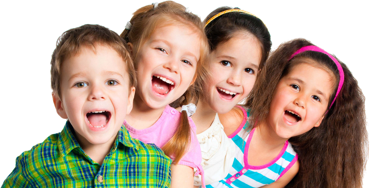 K To Middle School - Happy School Kids Clipart (1500x782), Png Download