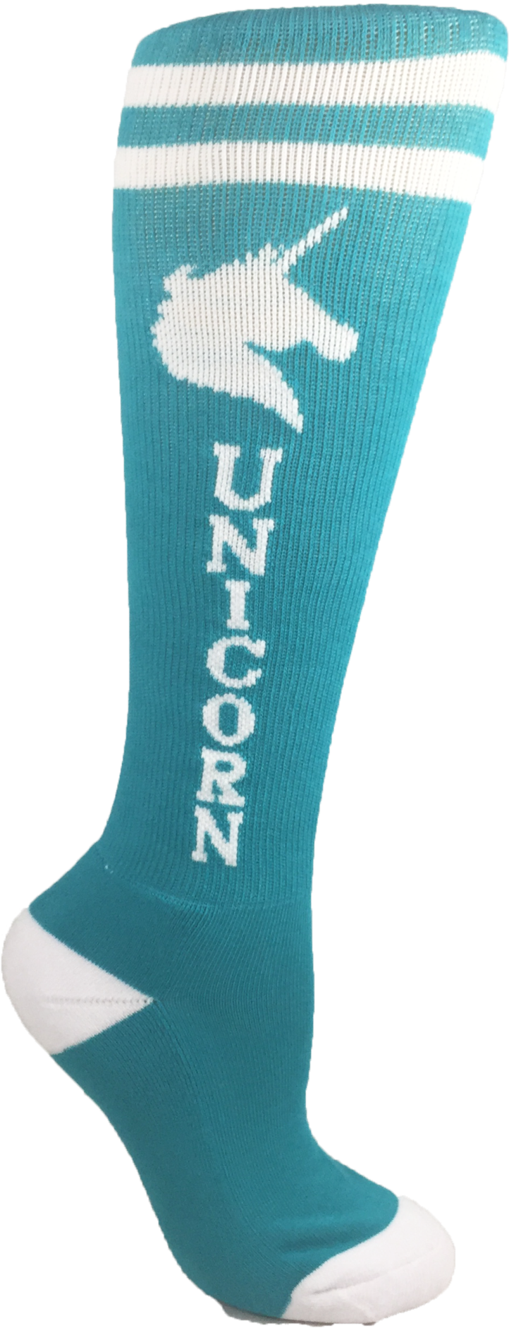 Colored Body Super Unicorn - Hockey Sock Clipart (2048x2048), Png Download