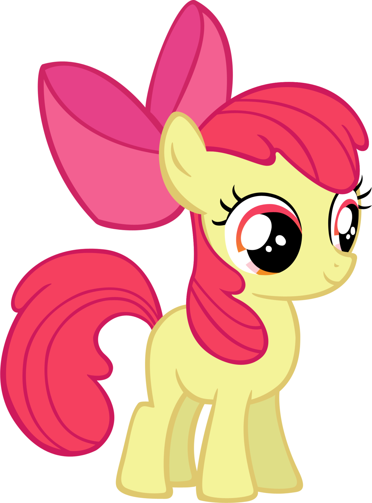 My Little Poney If Toi Could Have A Unicorn Horn Ou - Apple Bloom Pony Clipart (1280x1730), Png Download