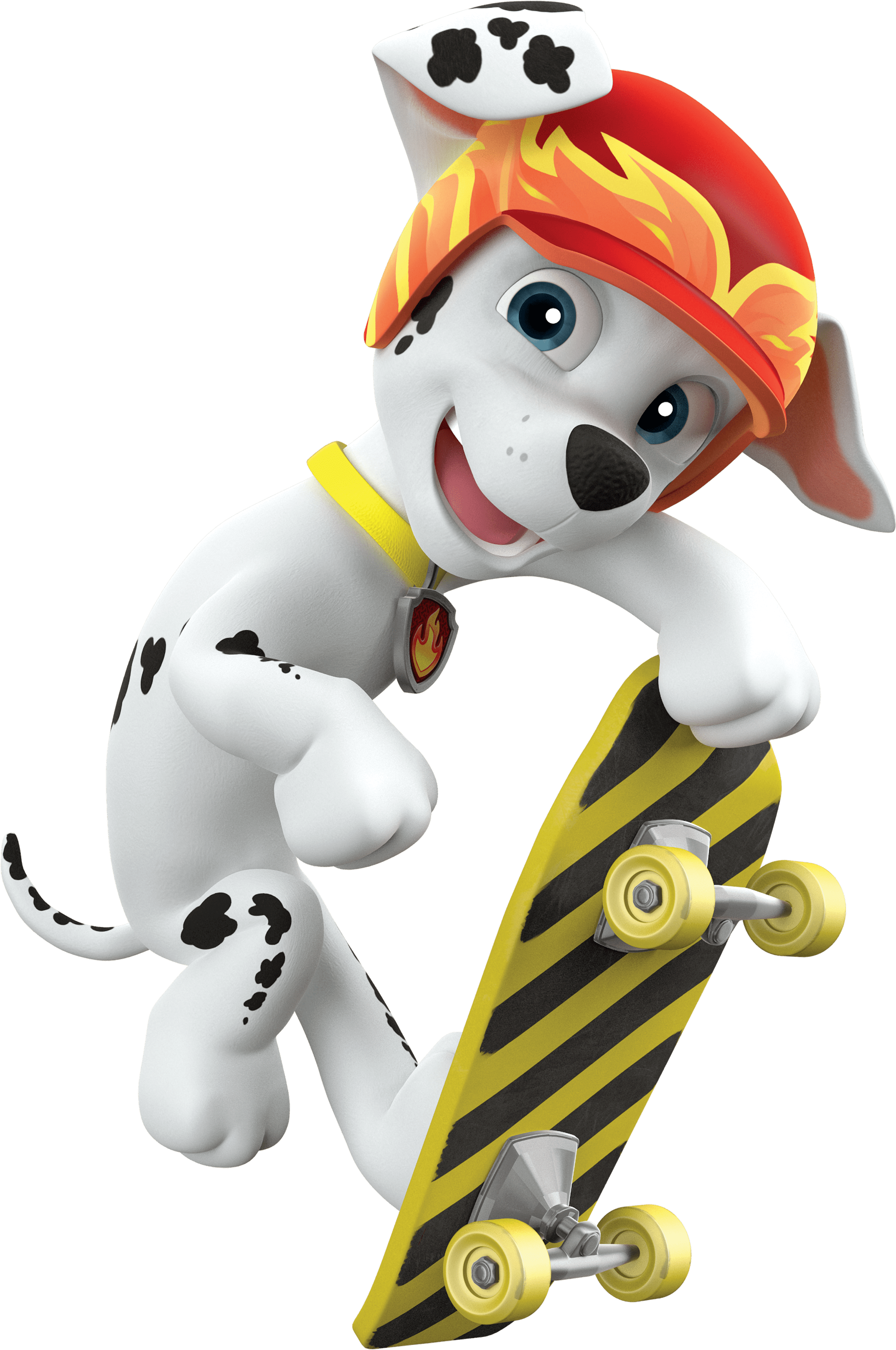 Marshall Paw Patrol Skateboard Clipart (1332x2000), Png Download