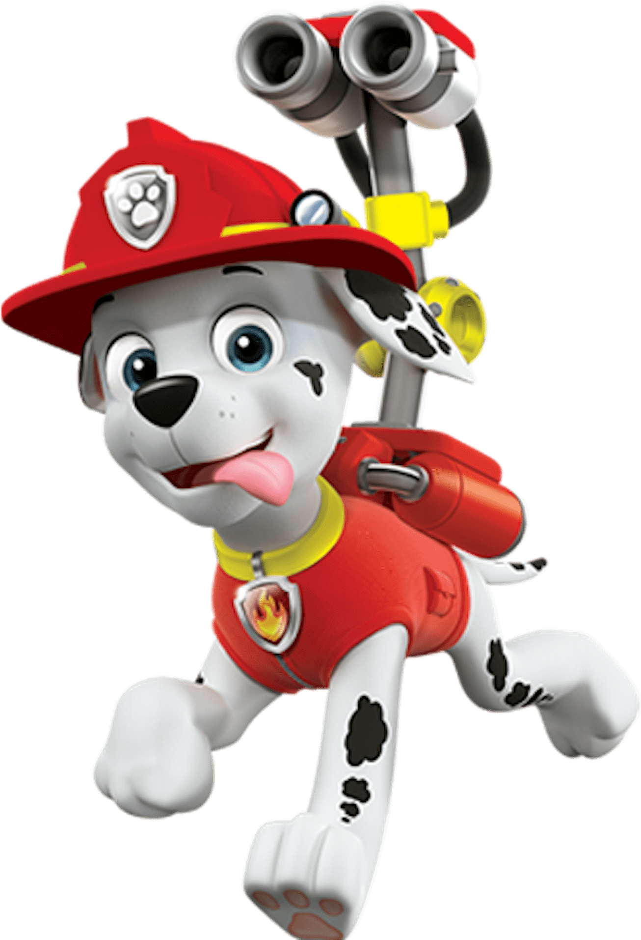 Paw Patrol Marshall Water Clipart (1576x2000), Png Download