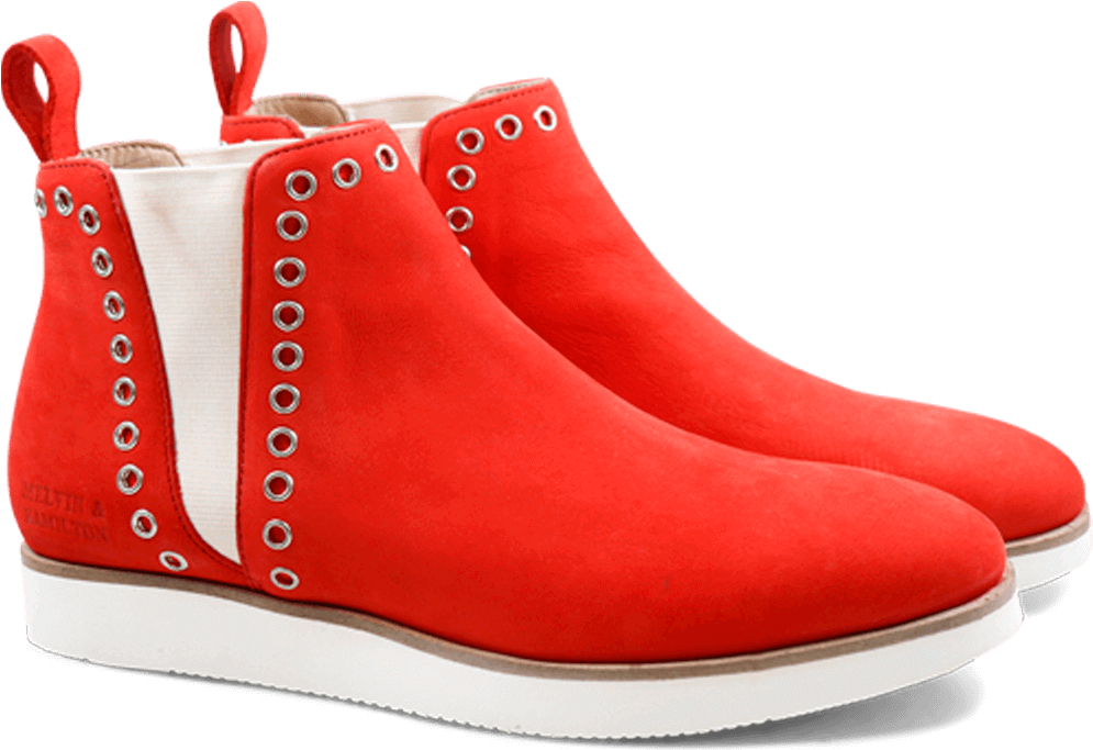 Ankle Boots Melia 7 Elko Nubuk Coral - Leather Clipart (1024x1024), Png Download