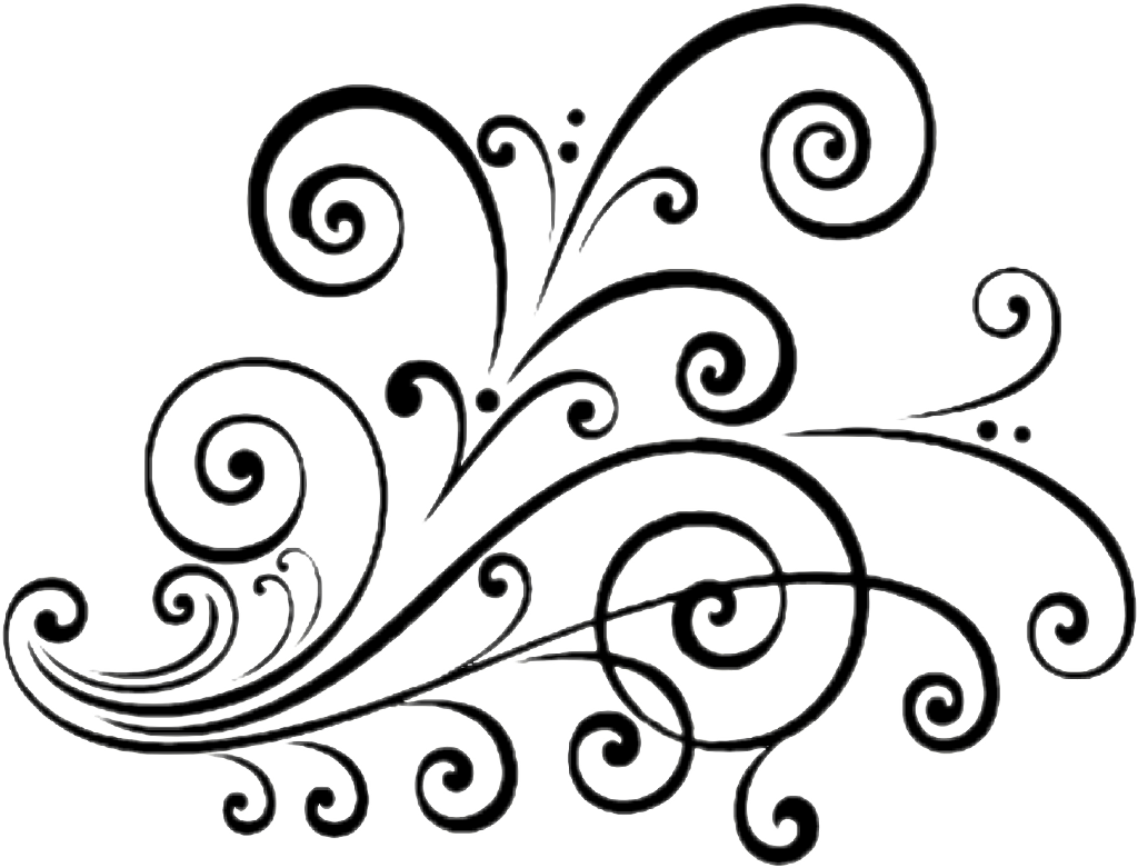 Report Abuse - Cute Scroll Designs Clipart (1024x781), Png Download