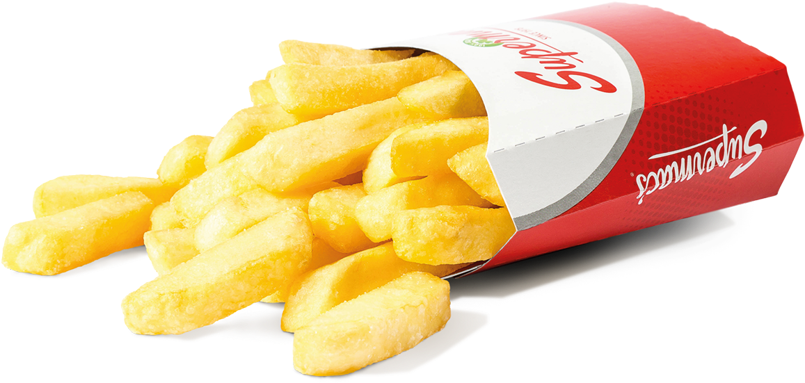Fries - Supermacs Chips Clipart (1200x1200), Png Download
