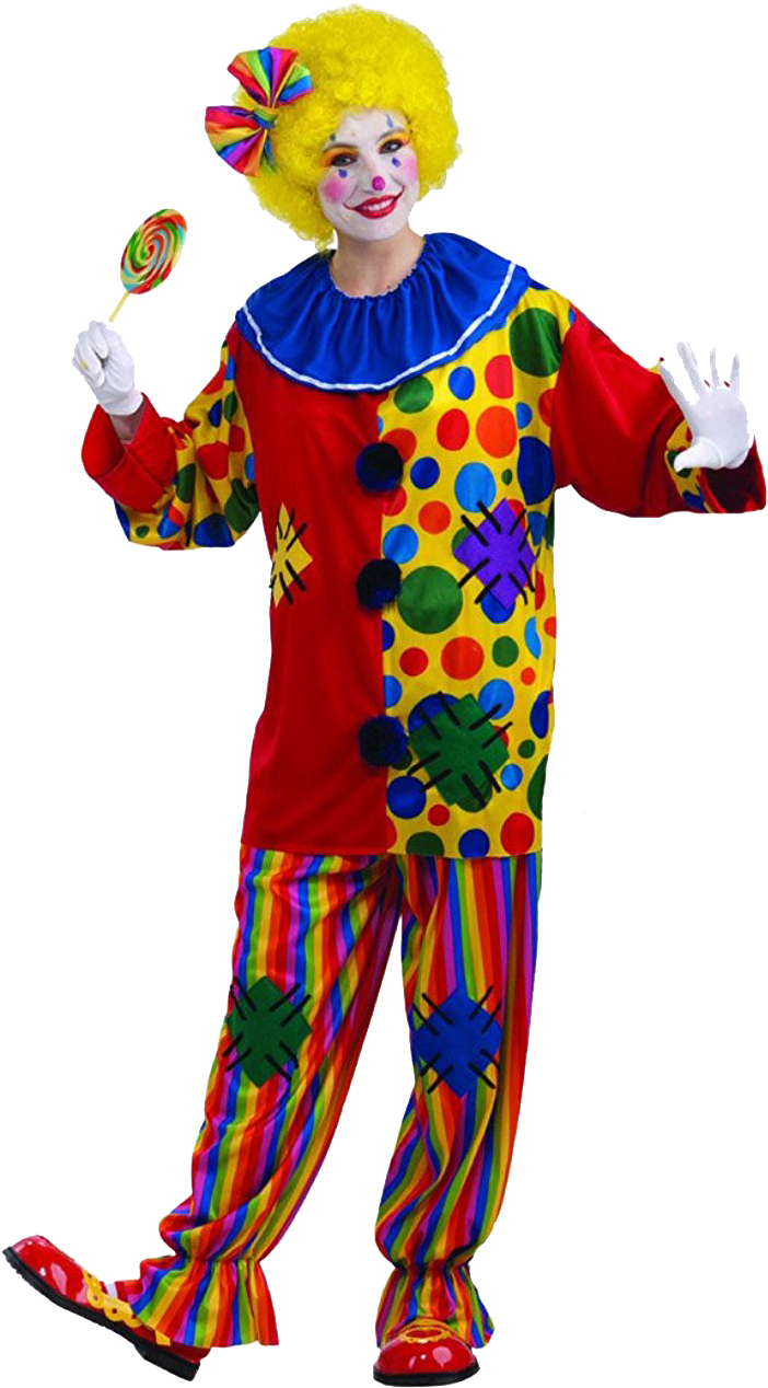 Clown Outfit Clipart (793x1500), Png Download