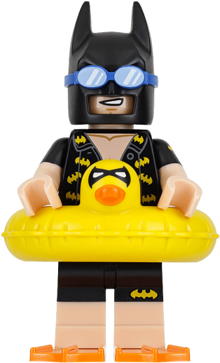 Best Minifigure Lego Batman Going To The Pool Png - Lego Minifigures No Background Clipart (480x663), Png Download