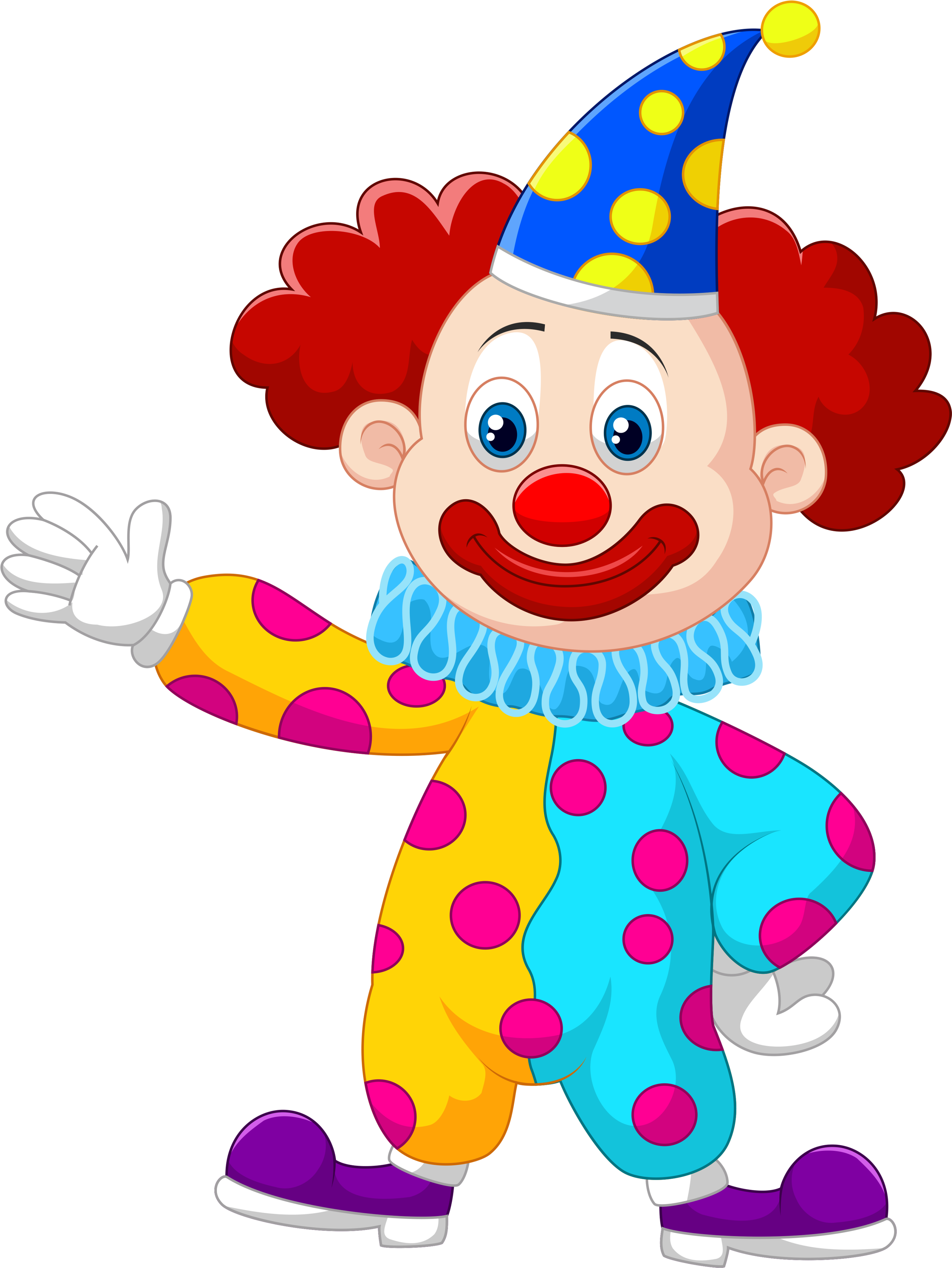 Clown Png Photo - Payasos De Circo Animados Clipart (2526x3365), Png Download