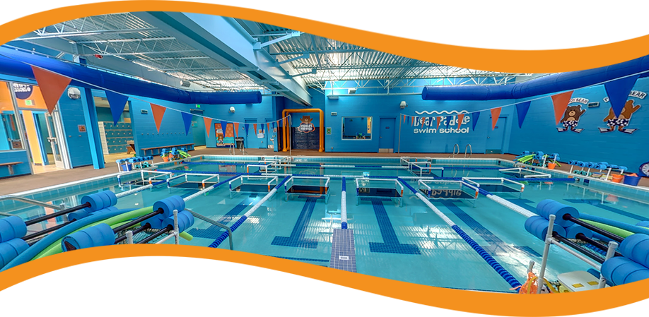 Bear Paddle Swim School Is A Month To Month Year Round - Bear Paddle Marlton Nj Clipart (918x449), Png Download