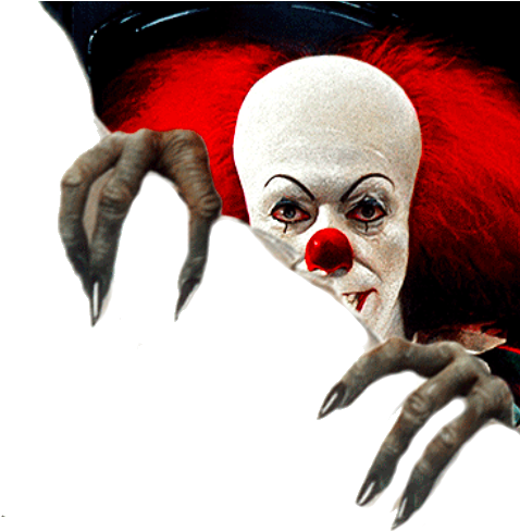 Pennywise Png - Stephen King Clipart (645x493), Png Download