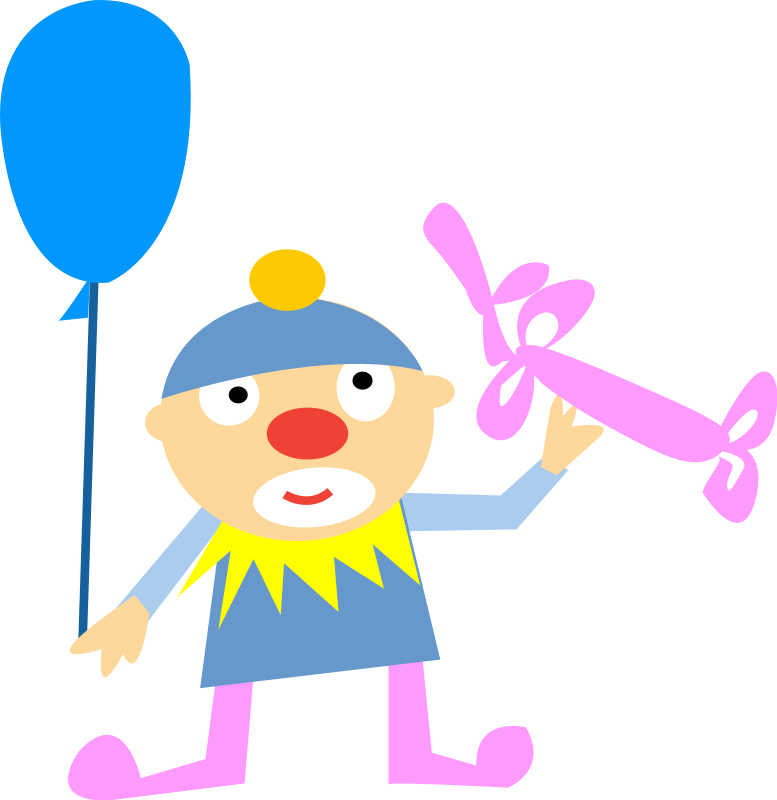 Clown - Cartoon Clown Png Clipart (777x800), Png Download