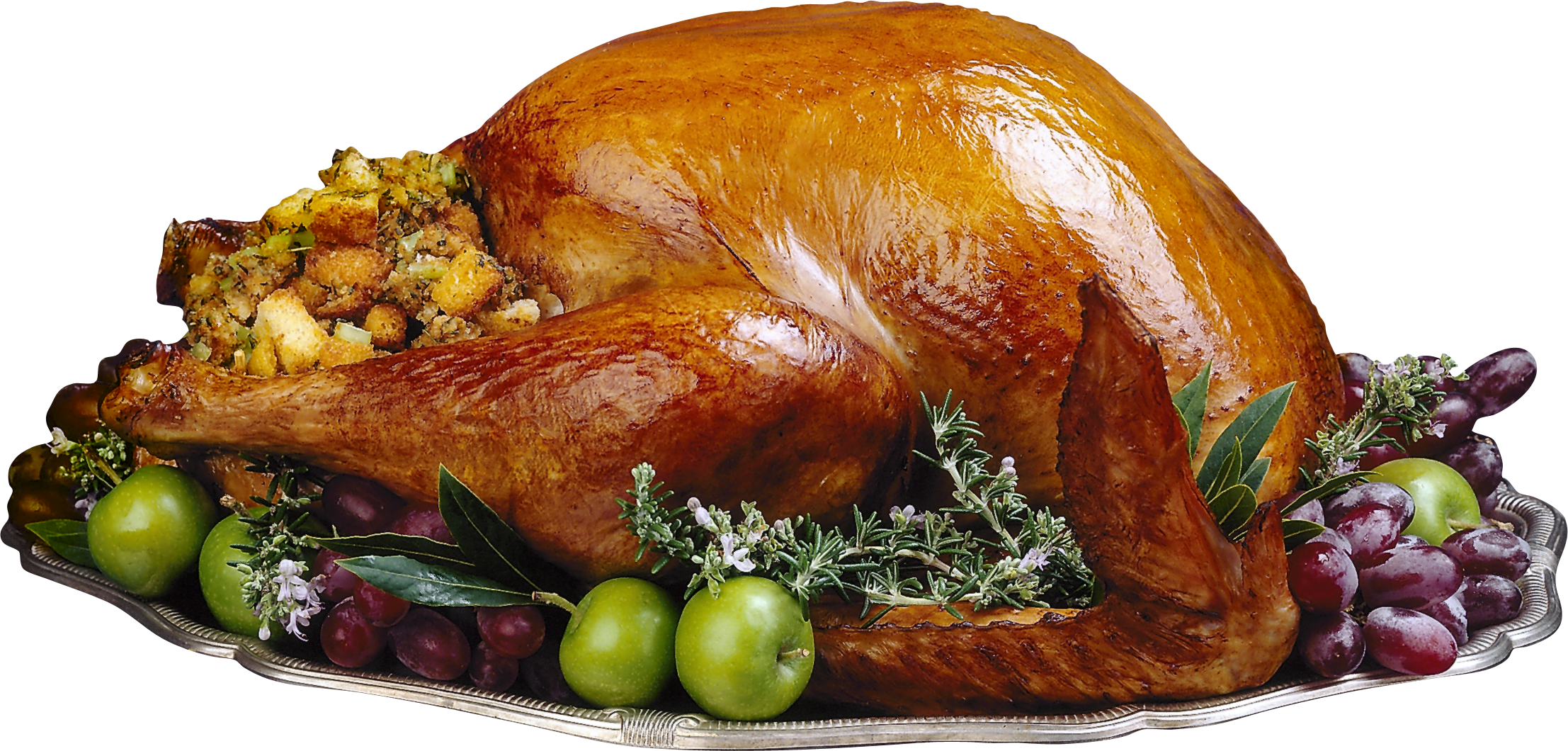 Fried Chicken Png - Transparent Christmas Dinner Png Clipart (2214x1060), Png Download