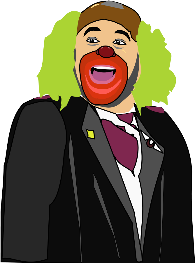 The Clown Png Clipart (678x900), Png Download