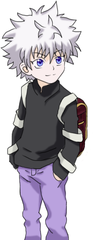 Anime World - Killua Hunter X Hunter Png Clipart (480x848), Png Download
