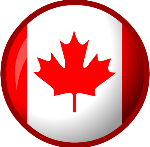Heart Shaped Canadian Flag Clipart (640x480), Png Download