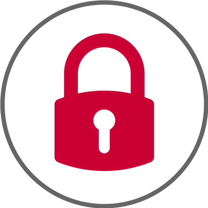 Lock Icon - Five Clipart (720x720), Png Download