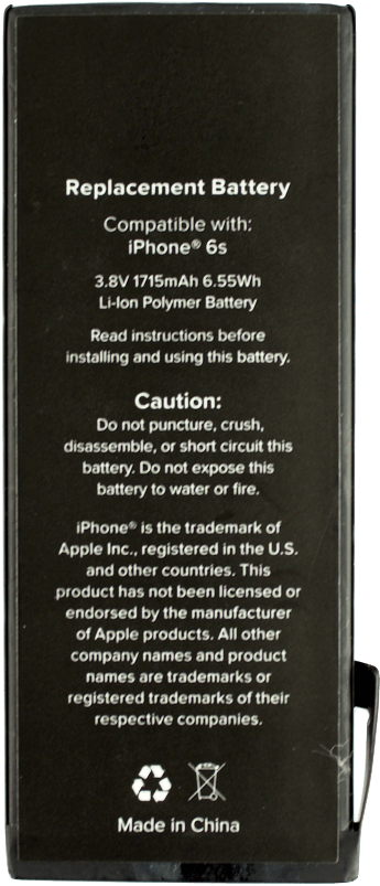 Iphone 6s Replacement Battery - Cosmetics Clipart (1080x1080), Png Download