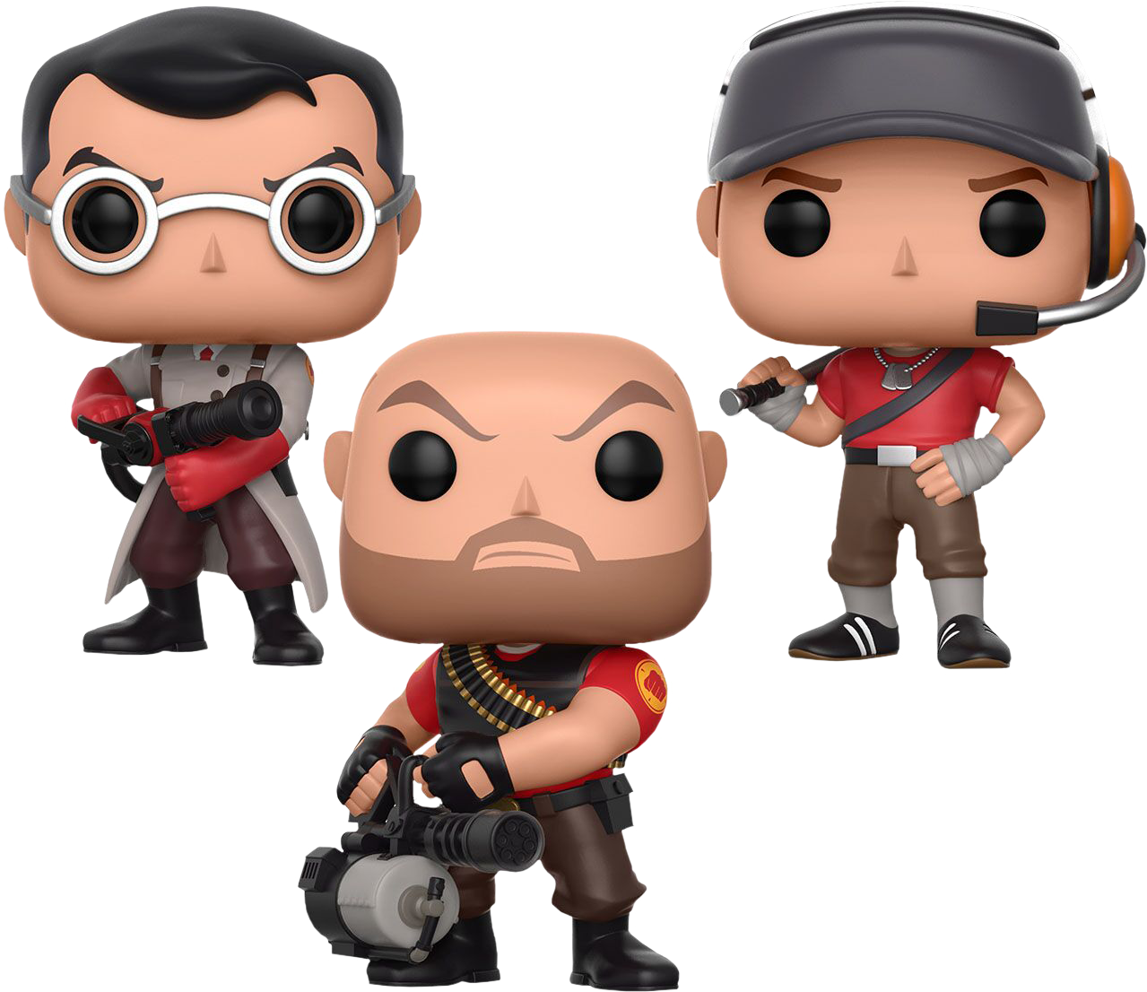 Tf2 Transparent Pop - Funko Pop Team Fortress 2 Clipart (1279x1106), Png Download