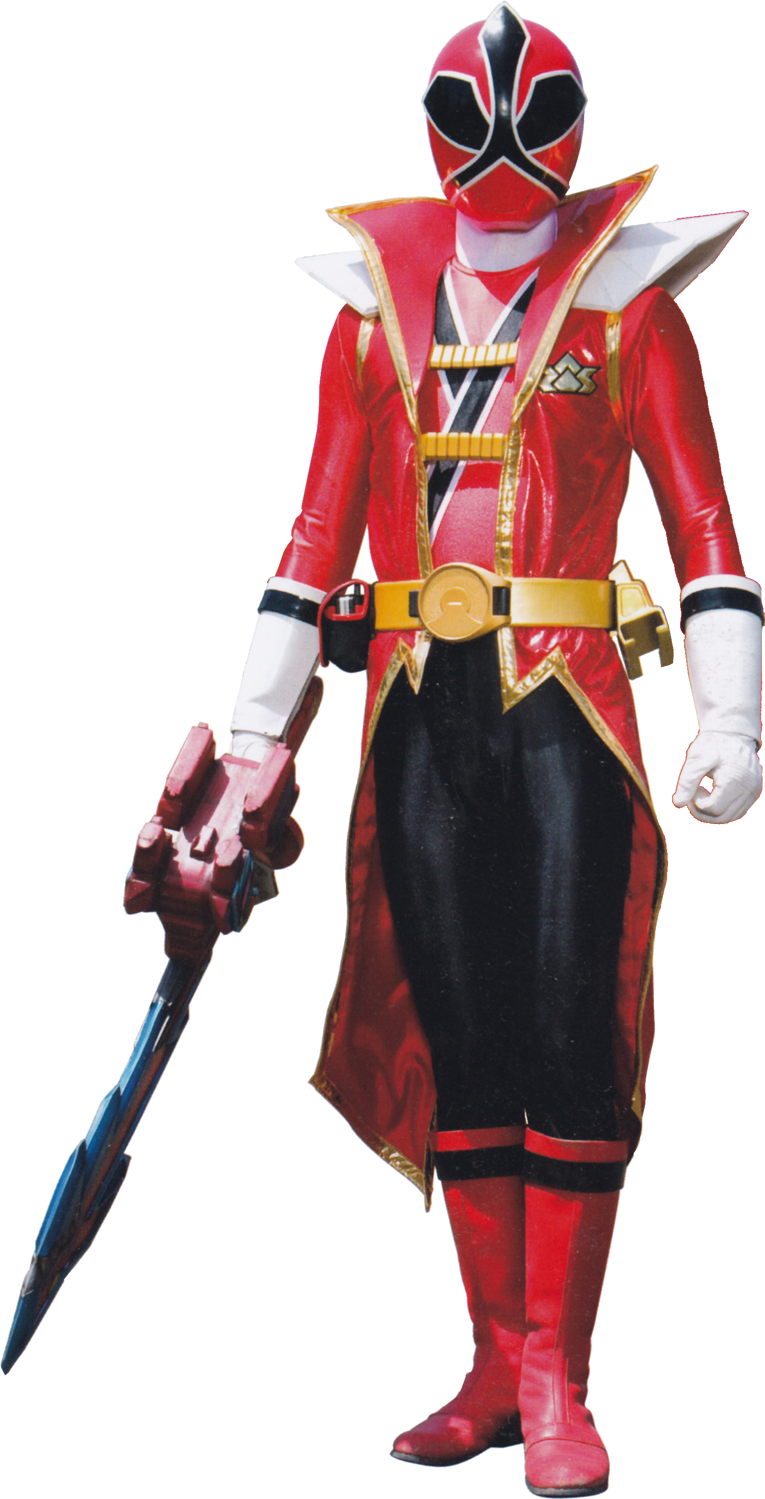Power Rangers Png Hd - Power Ranger Super Samurai Red Ranger Clipart (1564x2980), Png Download