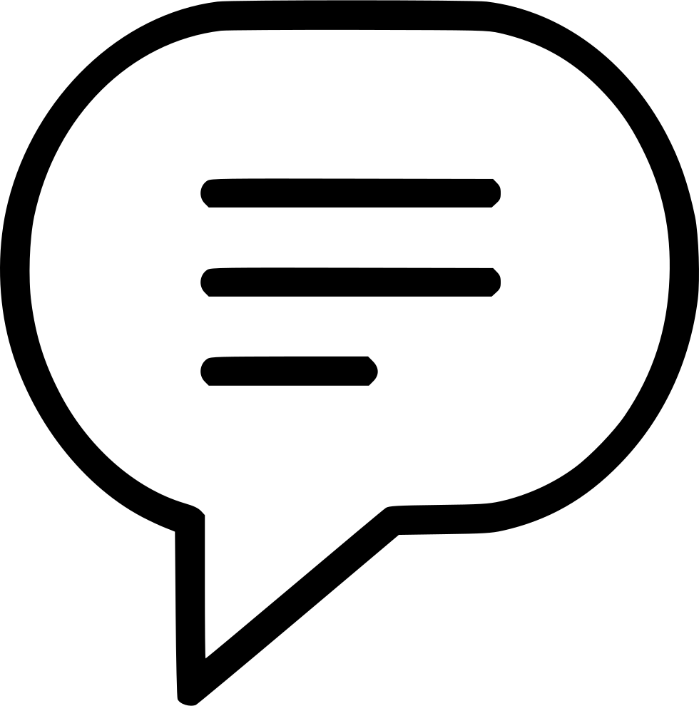 Bubble Comment Chat Message Comments Clipart (980x990), Png Download