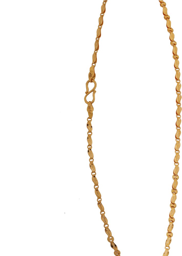 Elegant Paisley Motif Gold Chain - Chain Clipart (1000x1000), Png Download
