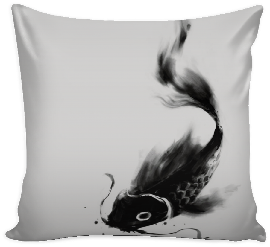 Koi Fish Pillow Clipart (1024x1024), Png Download