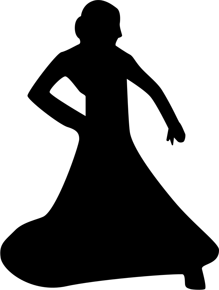 Png File - Mulher De Vestido Icone Clipart (741x981), Png Download