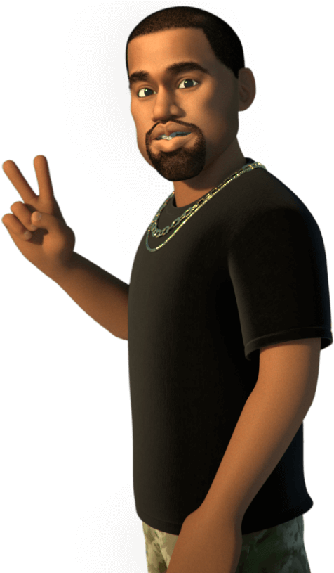 10 - Kanye West Clipart (500x814), Png Download
