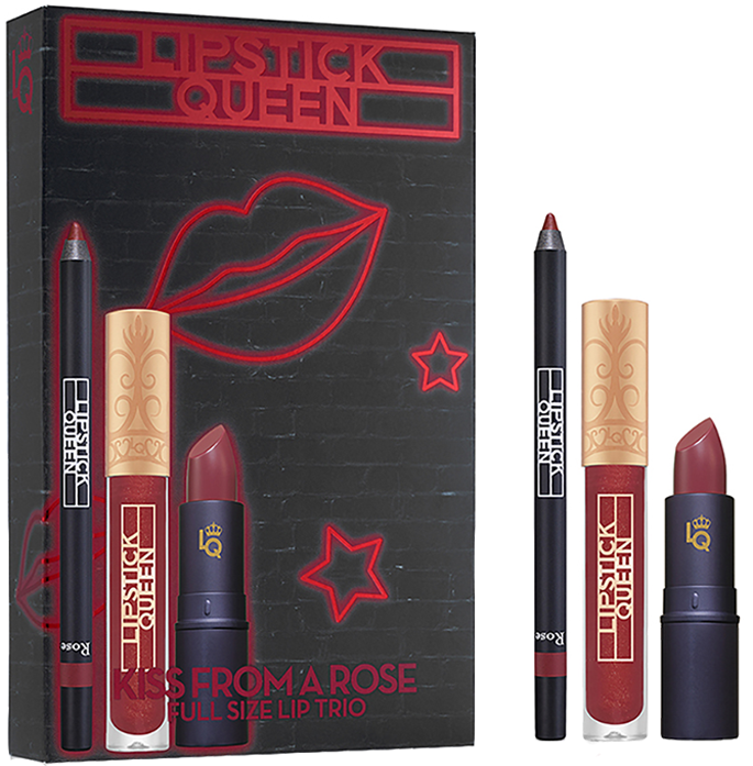 Kiss From A Rose Trio - Lipstick Queen Kiss From A Rose Clipart (713x1000), Png Download