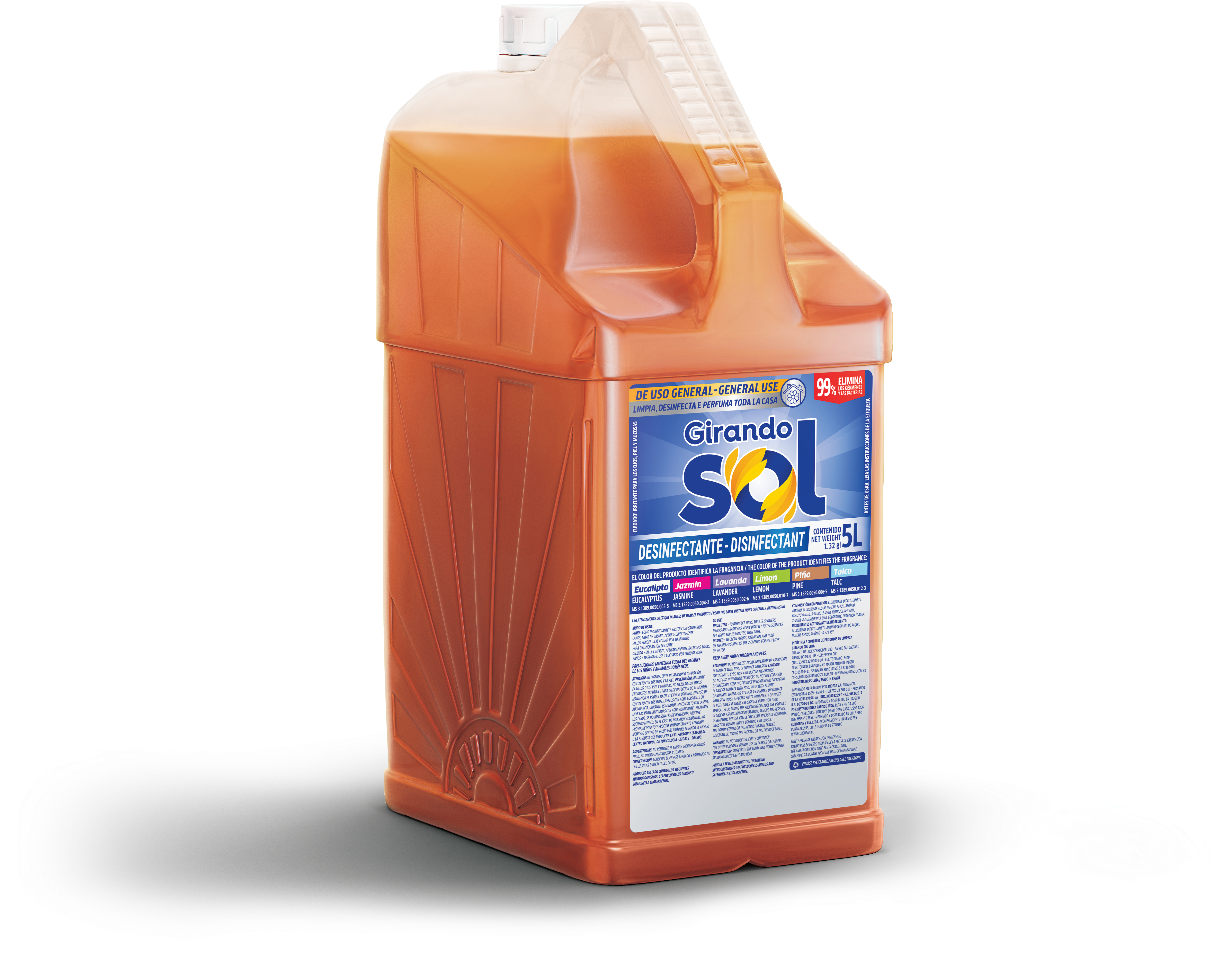 Disinfectant Pine 5l Clipart (6682x5020), Png Download